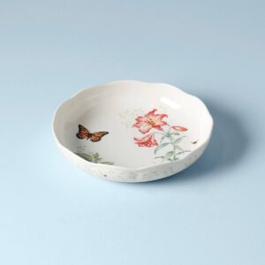 Floral Low Serving Bowl