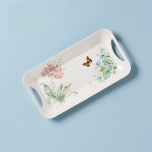 Floral Melamine Appetizer Tray