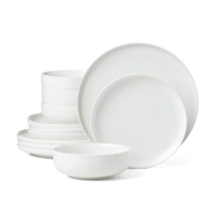 White Dinnerware Set - 12 Piece
