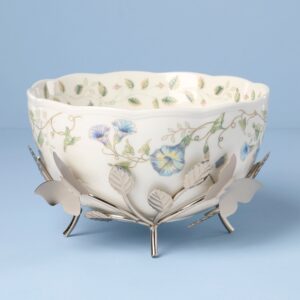 Floral Decorative Bowl with Stand